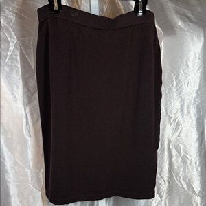 St. John Collection Black Pencil Skirt